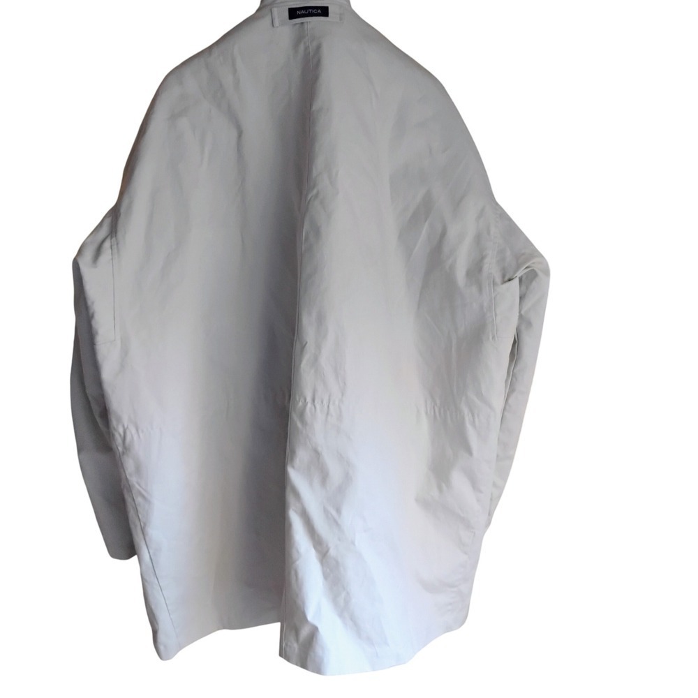 Nautica 4XL Men's Jacket – Off-White, Hidden Hood, Quilted Lining, Dual Closure - Picture 2 of 10